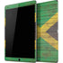 Jamaican Flag Dark Wood iPad Skins